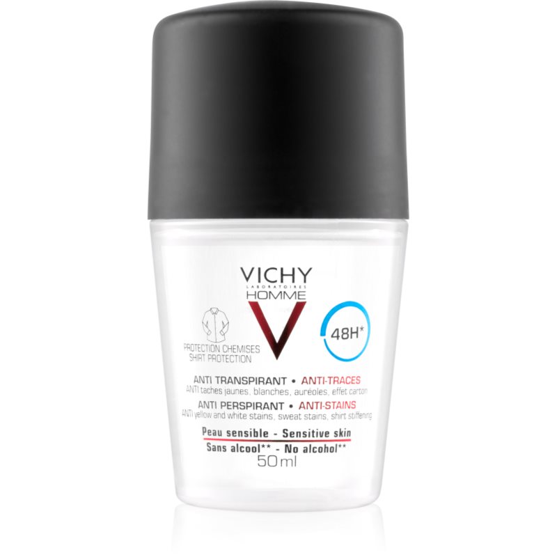 Vichy Homme Deodorant izzadásgátló a fehér és sárga foltok ellen 48h 50 ml-Eredeti