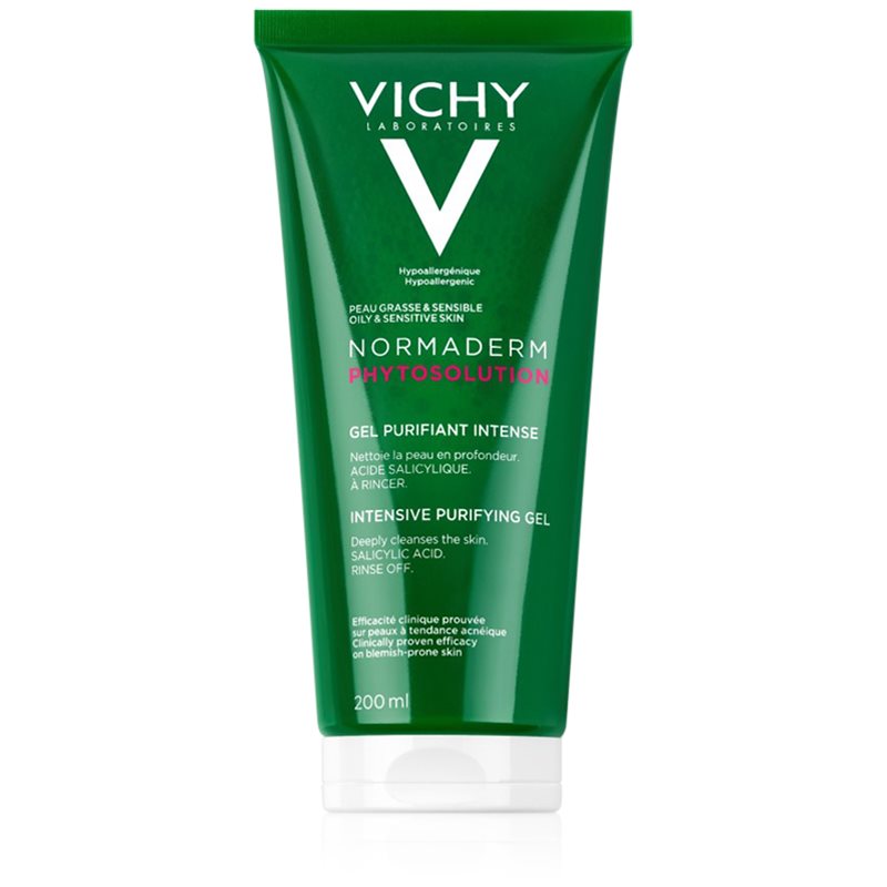 Vichy Normaderm Phytosolution mélyen tisztító gél a pattanásos bőr hibáira 200 ml-Eredeti