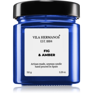 Vila Hermanos Apothecary Cobalt Blue Fig & Amber illatgyertya 150 g-ár