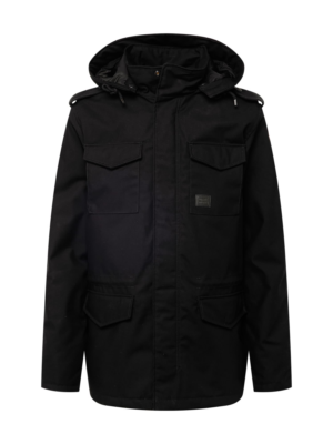 Vintage Industries Téli parka 'Darren'  fekete-Hungary