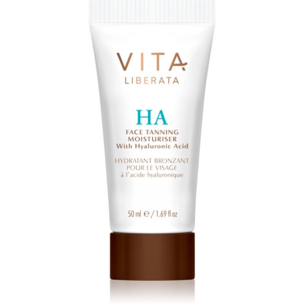 Vita Liberata Face Tanning Moisturiser with Hyaluronic Acid hidratáló arckrém önbarnító hatással 50 ml
