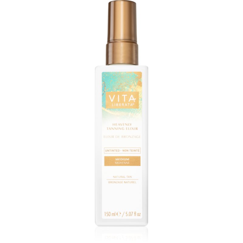 Vita Liberata Heavenly Tanning Elixir Untinted önbarnító emulzió testre árnyalat Medium 150 ml-Ár