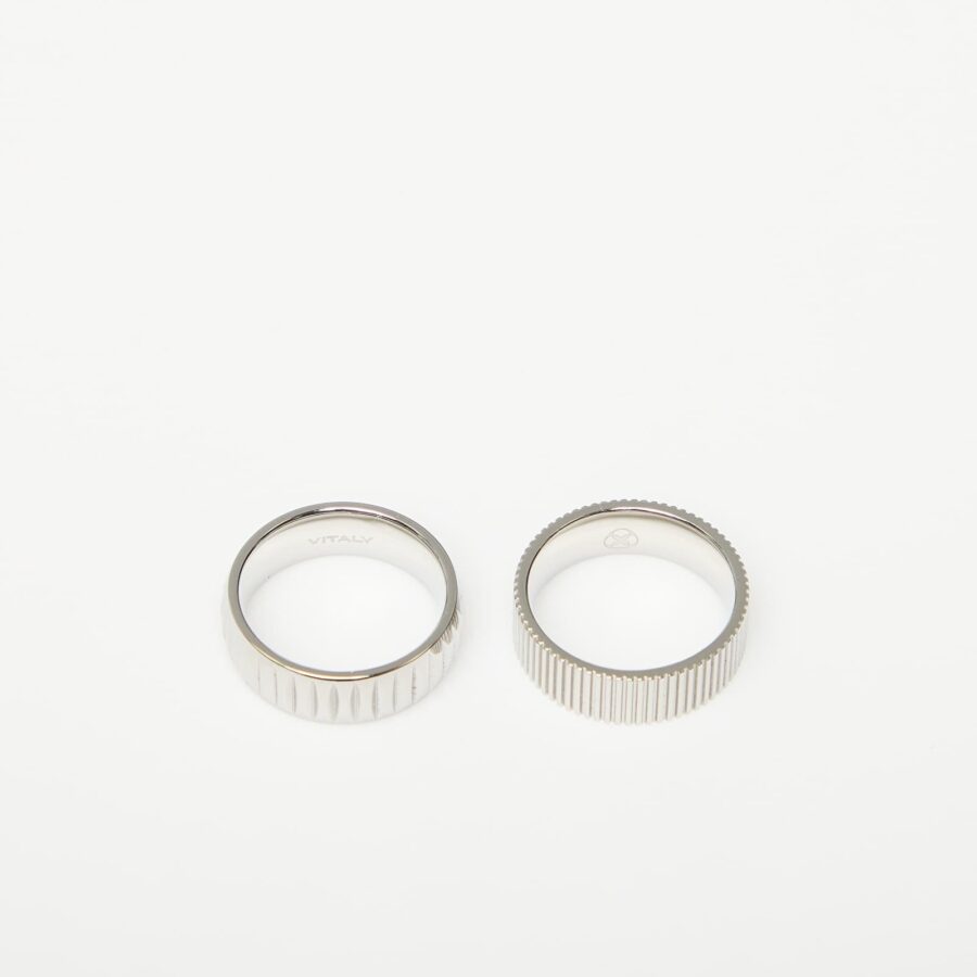 Vitaly Barrel Rings Silver 9-alacsony-ár