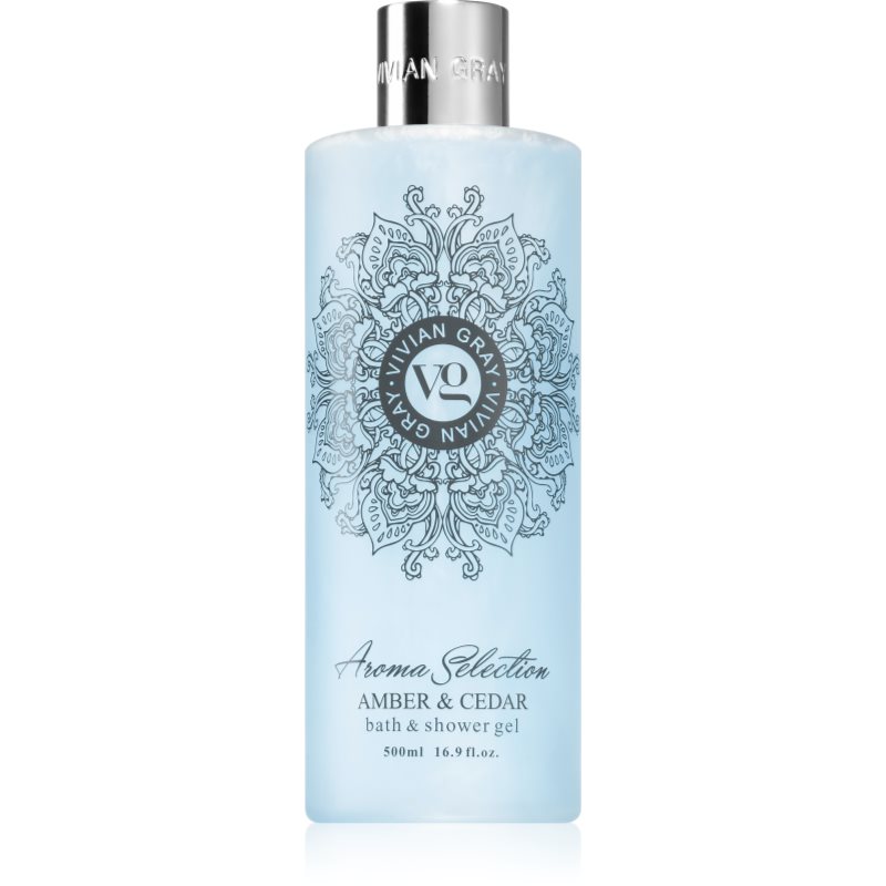 Vivian Gray Aroma Selection Amber & Cedar tusoló- és fürdőgél 500 ml-Eredeti
