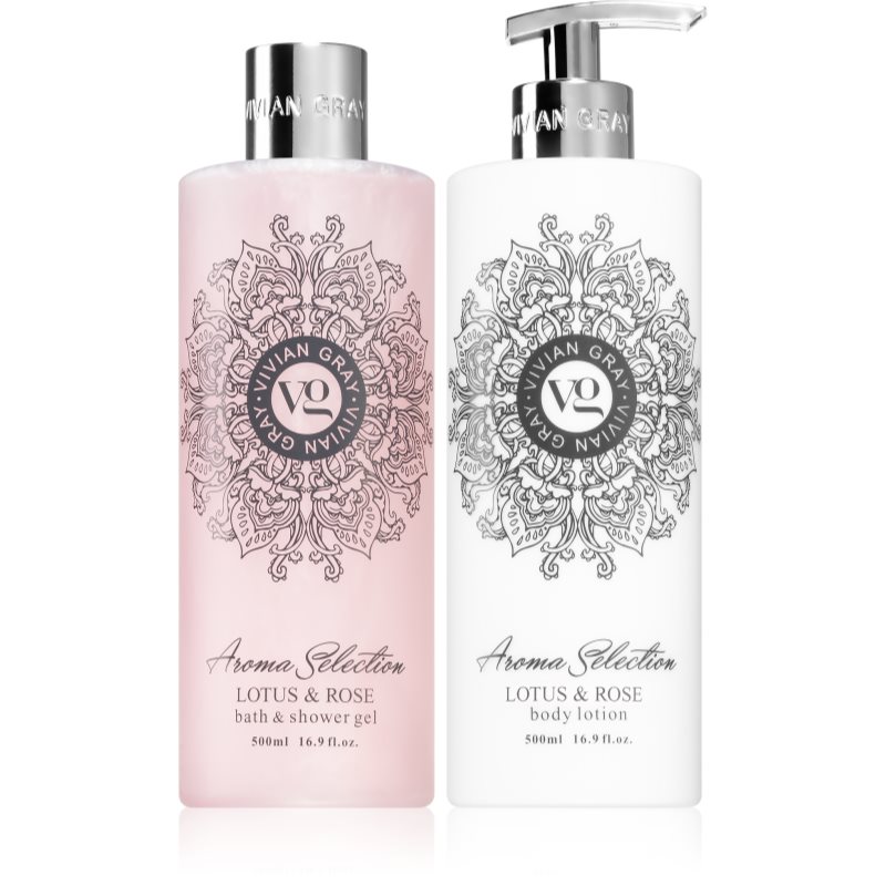 Vivian Gray Aroma Selection Lotus & Rose ajándékszett 2x500 ml-Ár
