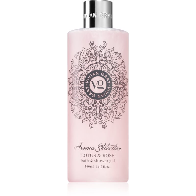 Vivian Gray Aroma Selection Lotus & Rose tusoló- és fürdőgél 500 ml-Eredeti