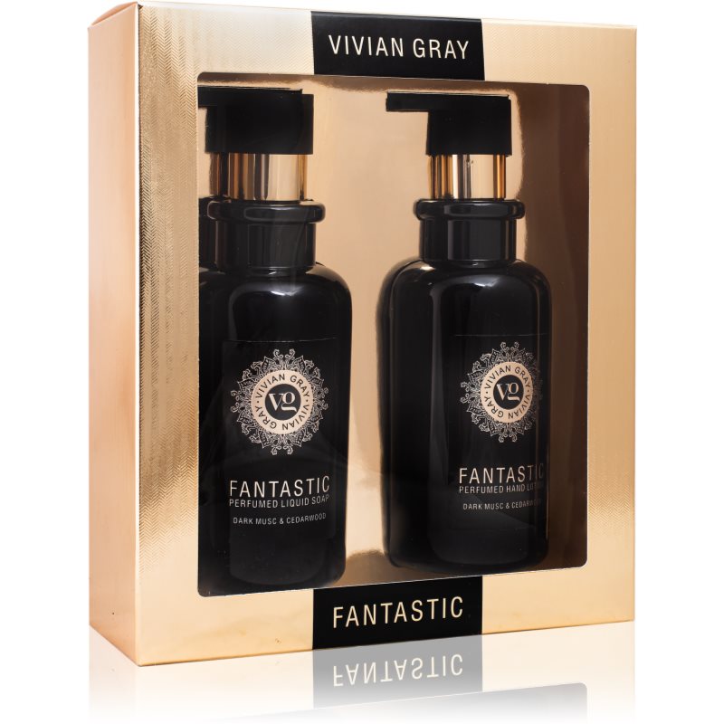 Vivian Gray Fantastic Dark Musk & Cedarwood ajándékszett kézre-ár