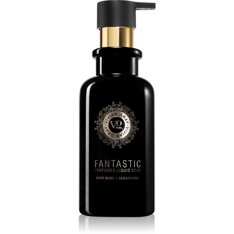 Vivian Gray Fantastic Dark Musk & Cedarwood parfümös szappan kézre 300 ml-ár