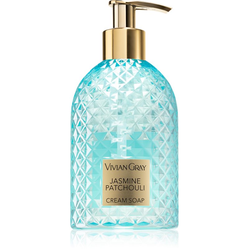 Vivian Gray Gemstone Jasmine & Patchouli krémes szappan kézre 300 ml-Ár