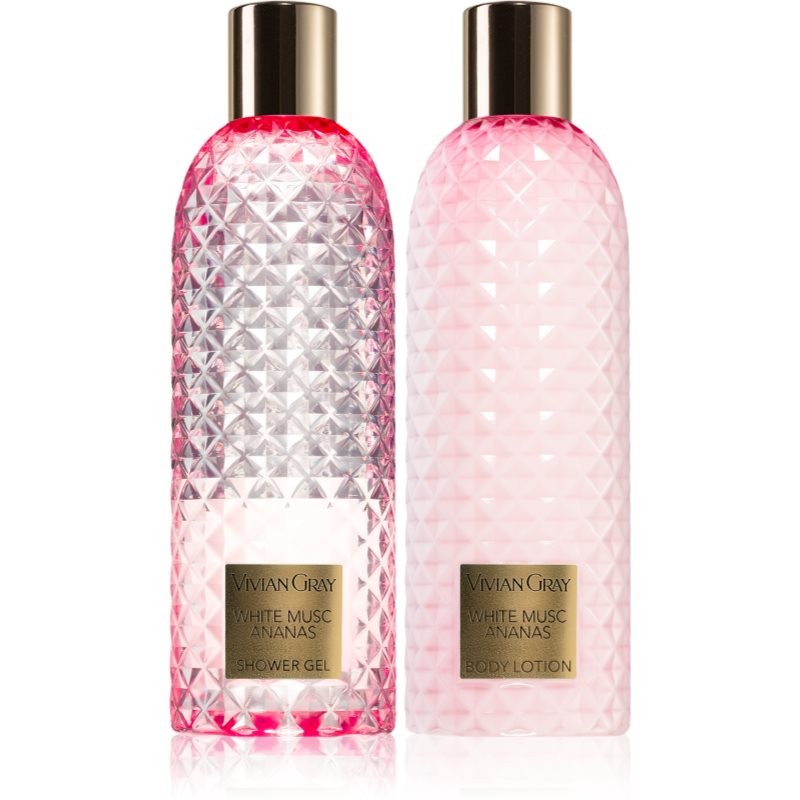 Vivian Gray Gemstone White Musc & Ananas ajándékszett testre 2x300 ml-Ár