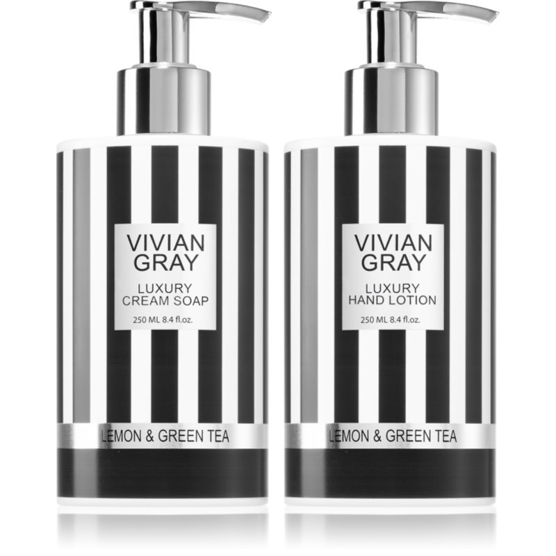 Vivian Gray Lemon & Green Tea ajándékszett kézre 2x250 ml-Ár
