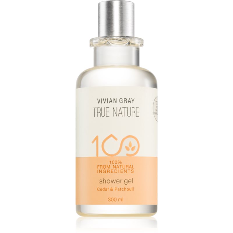 Vivian Gray True Nature Cedar & Patchouli felfrissítő tusfürdő gél 300 ml-Ár