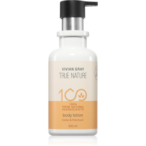 Vivian Gray True Nature Cedar & Patchouli tápláló testápoló krém 300 ml-Ár