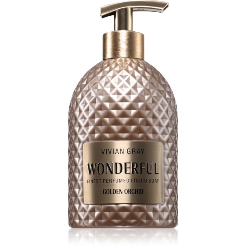 Vivian Gray Wonderful Golden Orchid fényűző folyékony szappan kézre 500 ml-ár