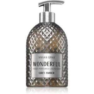 Vivian Gray Wonderful Grey Amber fényűző folyékony szappan kézre illatosított 500 ml-ár