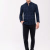 Volcano Man's Shirt K-ALTO M09024-W24 Navy Blue