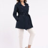Volcano Woman's Coat J-Tango Navy Blue