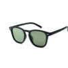 WAYE sunglasses - 6 Matt Black w Polarized Green Lens Cat. 3