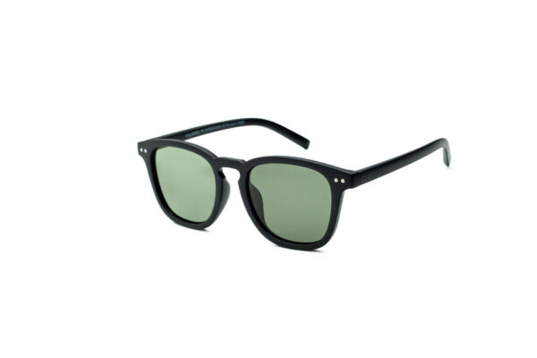 WAYE sunglasses - 6 Matt Black w Polarized Green Lens Cat. 3