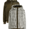 WE Fashion Átmeneti dzseki  szürke / khaki / fehér-Hungary