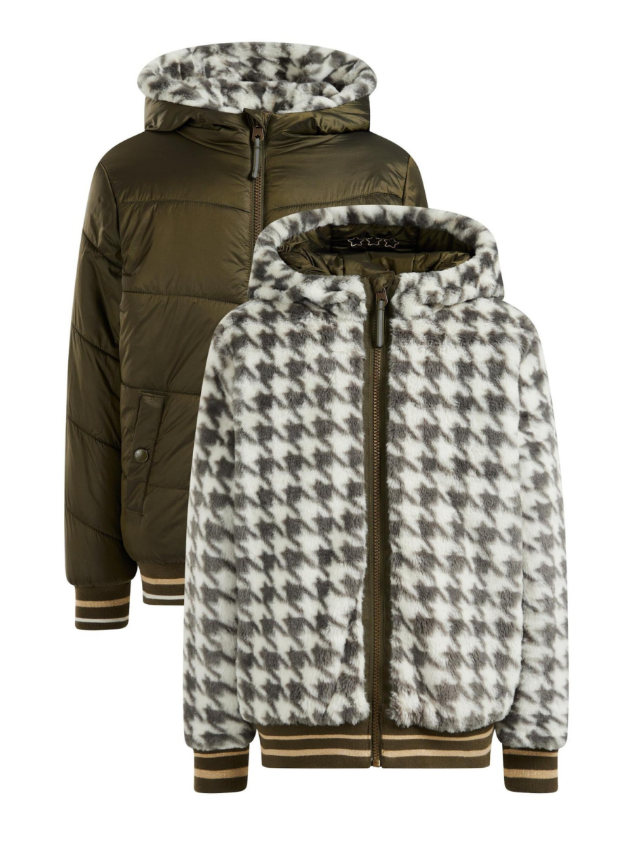 WE Fashion Átmeneti dzseki  szürke / khaki / fehér-Hungary