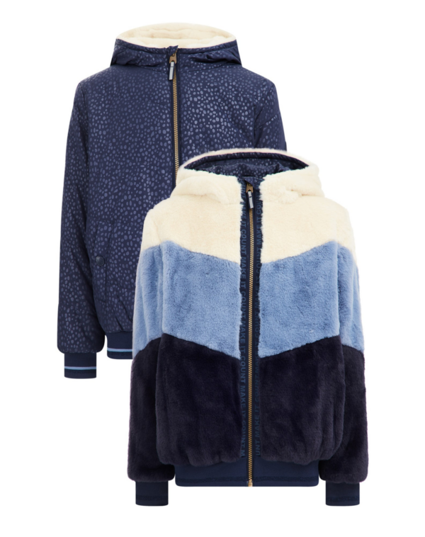 WE Fashion Téli dzseki  bézs / sötétkék-Ár