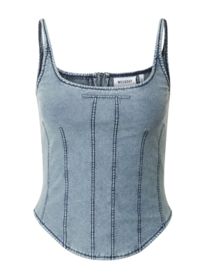 WEEKDAY Top 'Kelsey'  kék farmer-Hungary