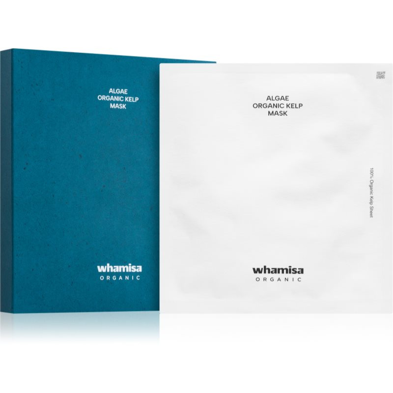 WHAMISA Algae Organic Kelp Mask mélyen regeneráló maszk tengeri moszattal 5 db