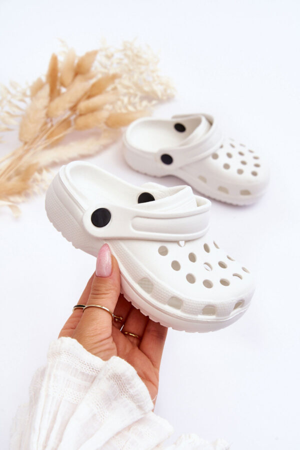 WJ1 Baby Foam Crocs diák fehér Percy