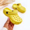 WJ1 Baby Foam Slides Yellow Percy