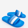 WJ1 Férfi csíkos papucs Blue Vision