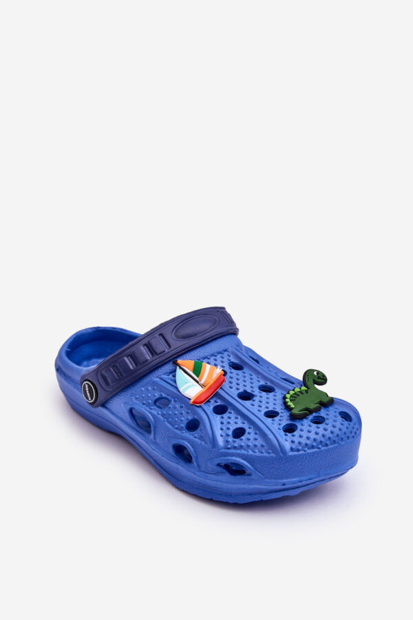 WJ1 Gyermek habkönnyű Crocs szandál Kék édesség