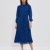 WOMEN'S DRESS L-SU-4022 BLUE
