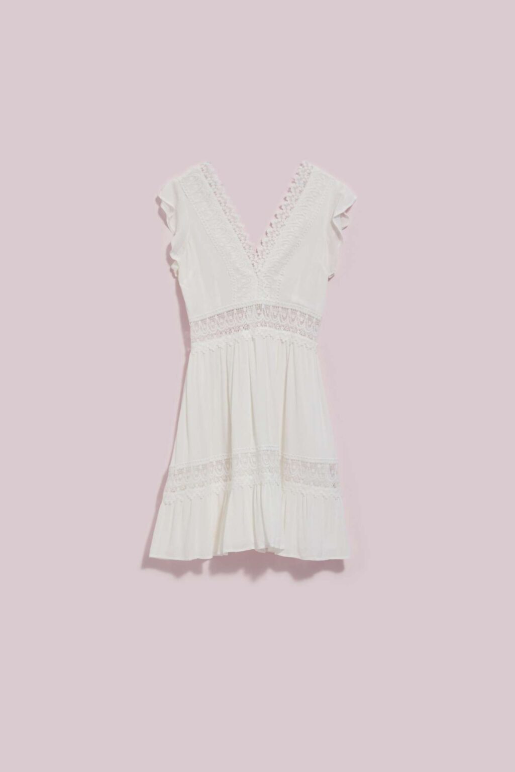 WOMEN'S DRESS L-SU-4045 WHITE