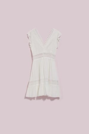 WOMEN'S DRESS L-SU-4045 WHITE