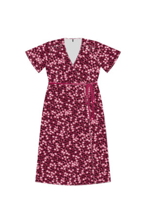 WOMEN'S DRESS L-SU-4064 STRAWBERRY