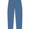 WOMEN'S JEANS L-JE-4015 D.Blue