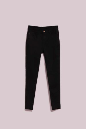 WOMEN'S JEANS L-JE-4018 BLACK
