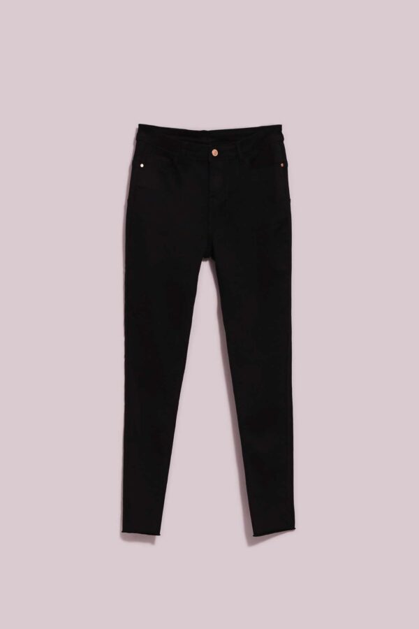 WOMEN'S JEANS L-JE-4018 BLACK