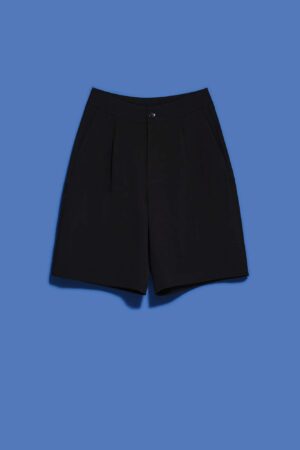 WOMEN'S SHORTS L-SH-4017 BLACK