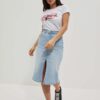 WOMEN'S SKIRT L-SC-4008 BLUE