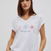 WOMEN'S T-SHIRT L-TS-4037 WHITE