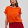 WOMEN'S T-SHIRT L-TS-4051 ORANGE