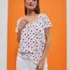 WOMEN'S T-SHIRT L-TS-4053 WHITE
