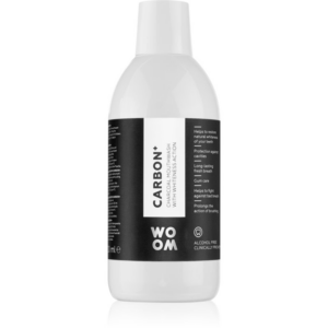 WOOM Carbon+ Mouthwash fehérítő szájvíz aktív szénnel 500 ml-Ár