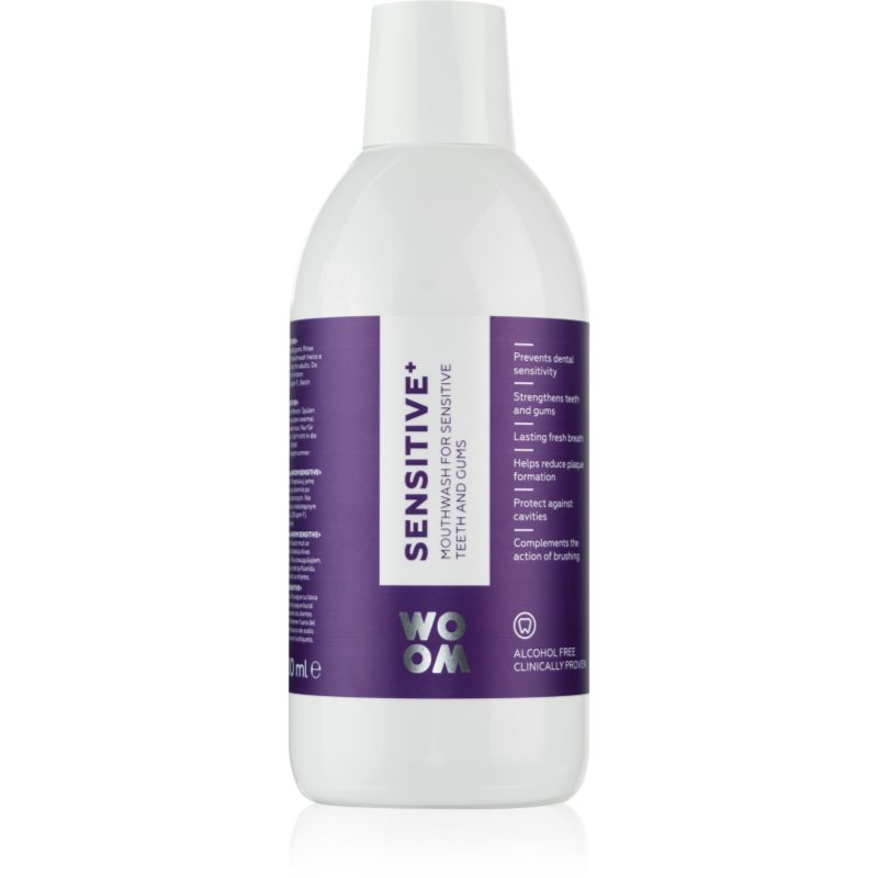 WOOM Sensitive+ Mouthwash szájvíz érzékeny fogakra és ínyre 500 ml-Ár