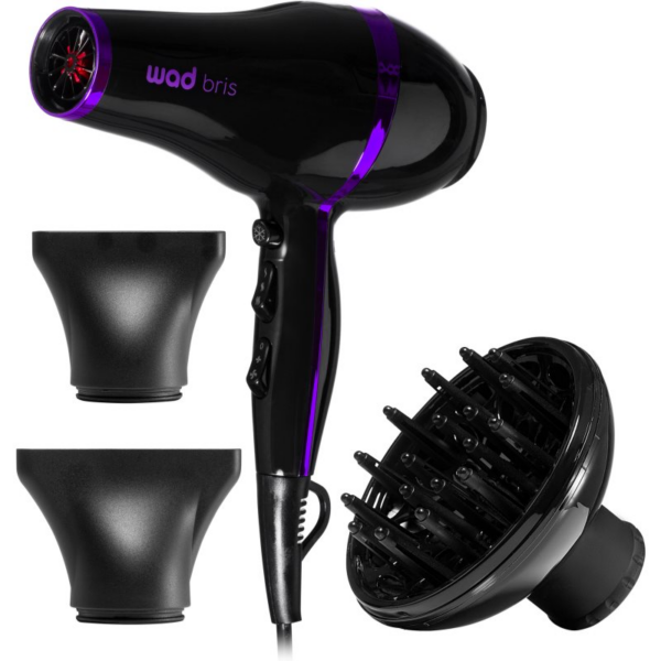 Wad Bris Hair Dryer hajszárító Black/Purple 1 db-Ár