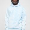 Washable towel with hood balticblue