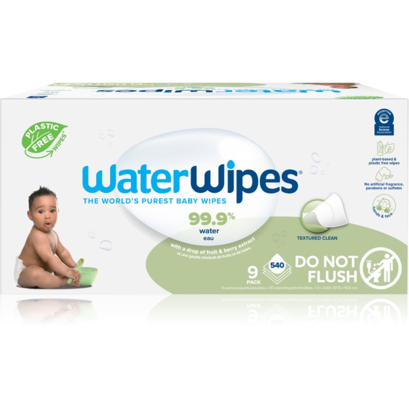 WaterWipes Baby Wipes Sopaberry 9 Pack finom nedves törlőkendők gyermekeknek 9x60 db-Ár