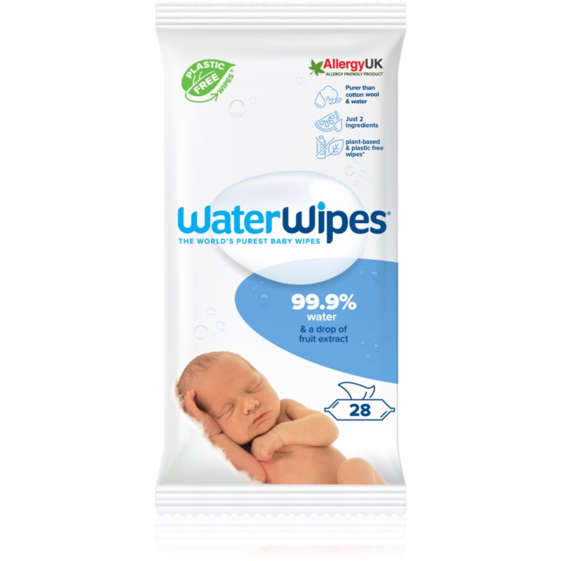 WaterWipes Water Wipes Baby Wipes finom nedves törlőkendők gyermekeknek 28 db-Ár